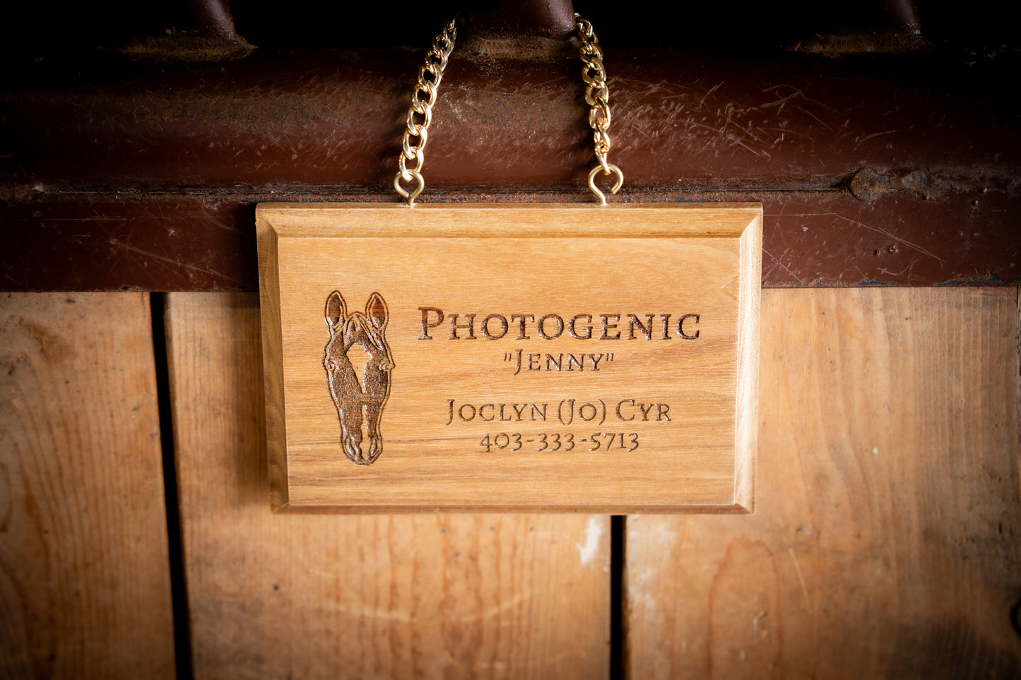 Wooden Stall Plates - Canter Craft