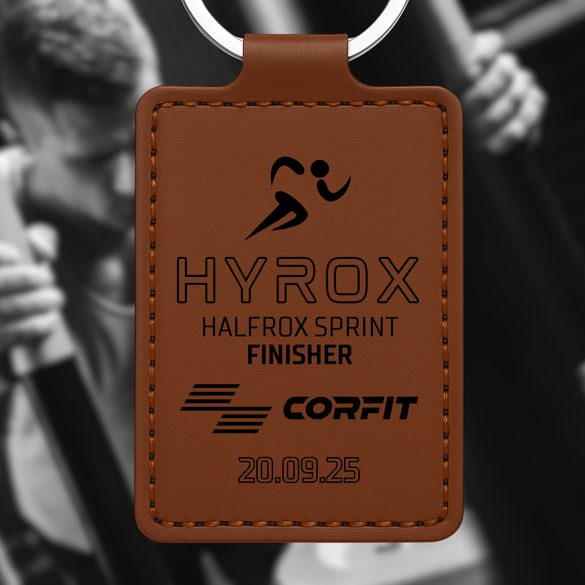 COR.FIT HALFROX Finisher Keychain Personalization - Canter Craft