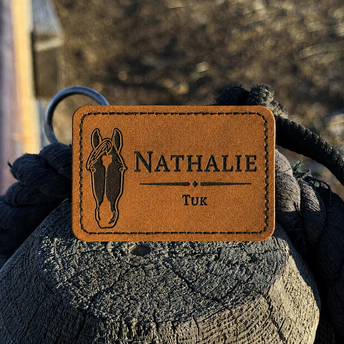 Leather Equipment Patch - Canter Craft