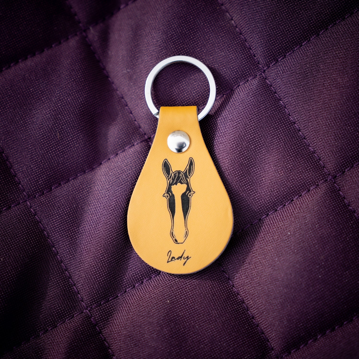 Personalized Round Keychain - Canter Craft
